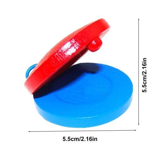 Wooden Castanets for Education, Percussion Castanets, Educational Instrument for Early Childhood Education, Developing Rhythm, Suzuki Castanets | Fun