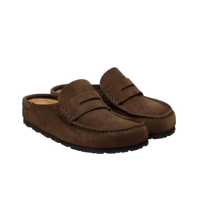 Birkenstock Naples Wrapped Unisex Comfort Durable Closed Toe Clogs Brown Narrow Fit 1031701 40