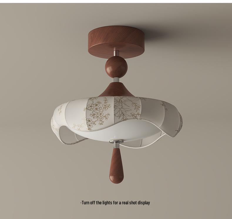 Ästhetische Stoffleuchte im Stil der Song-Dynastie für Eingang, Flur oder Balkon