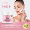 100 Pads Glycolic Acid Cleansing Pads, 20% Resurfacing Facial Pads with Niacinamide, Glycerin and Green Tea Extracts, Deep Cleanse and Brighten