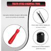 35PCS Valve Stem Puller Installer Tool Kit, Valve Cores & Caps with 4-Way Tool Single and Dual Single Head Remover, Universal Tire Stem Remover