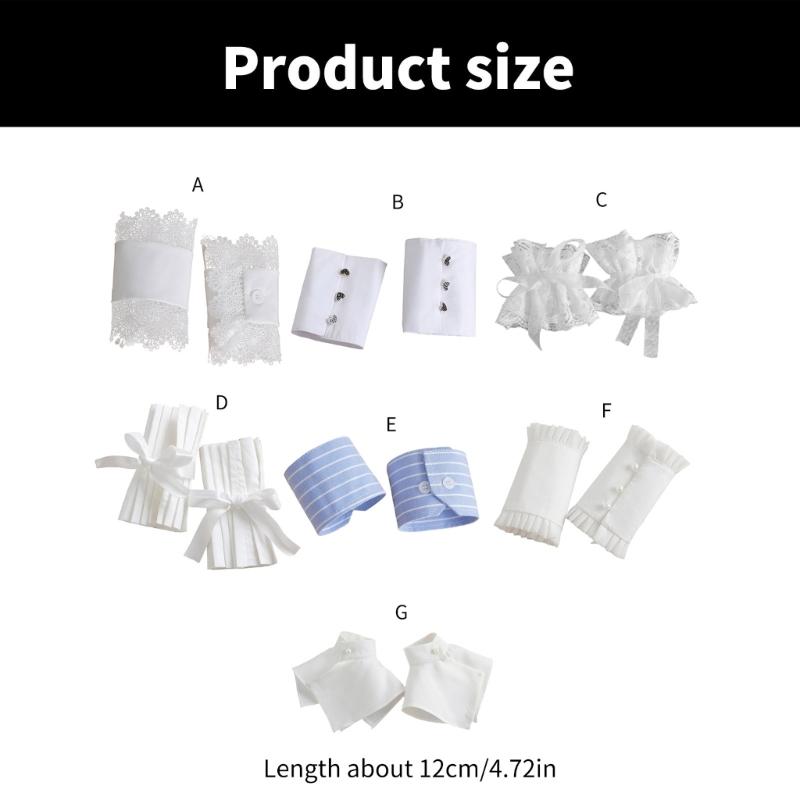 Dekorativa Parade handledsvärmare Falska manschetter Enkla för Prinsesskofta