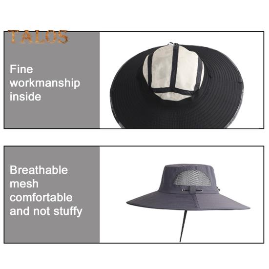 Pánský rybářský klobouk se solárním ventilátorem široký okraj sluneční klobouk větruodolný design rybaření kempování turistika solární ventilátor klobouk se 2 ventilátory