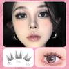 Wild Cat Ear False Eyelashes: Natural, Thick, Comic-Style for Novices