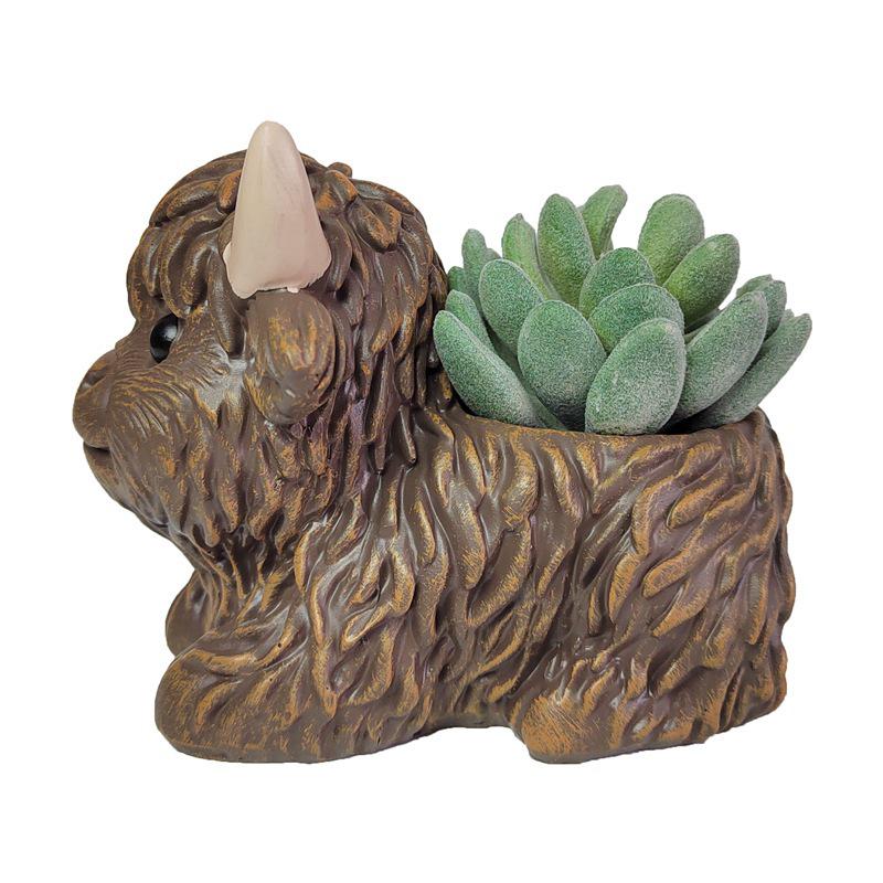 Plateau Yak Resin Statue Ornament