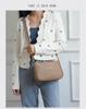 2026 Women's Versatile Plaid Crossbody Moon Bag - Large Capacity, Stylish for Middle-aged