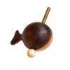 Wooden Fish Black Walnut Wood Drum Percussion Temple Zen Decoration Ornaments Monk Pray Knock On Musical Instruments Crafts