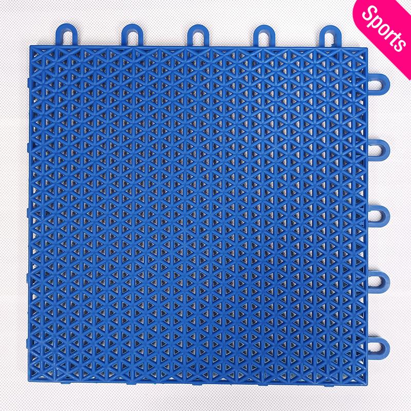Bathroom Splicing Mats Grid Waterproof Suspension Kindergarten Sports Floor Car Wash Balcony Garden Swimming Pool Plastic Tile