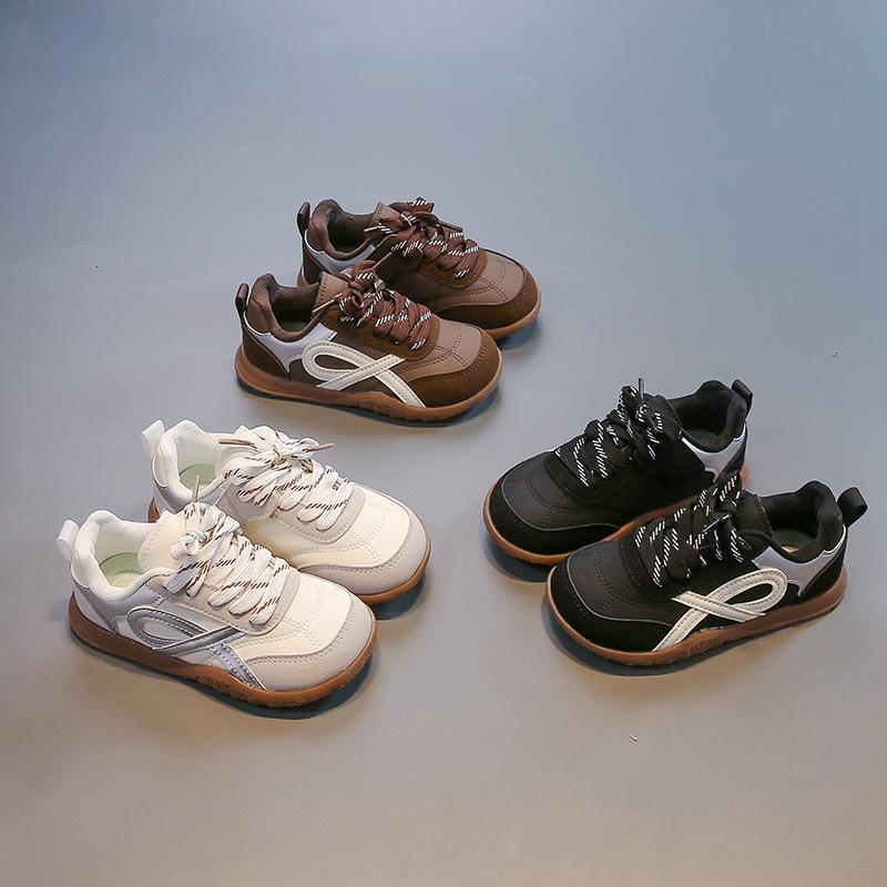 Girls board shoes thin breathable baby princess sneakers 2025 summer new boys silver non-slip German training shoes