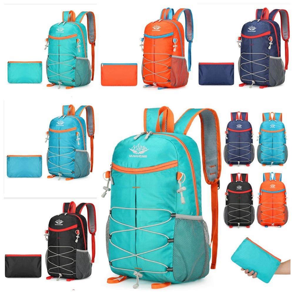 Large Capacity Outdoor  Rucksack Drawstring Travel Daypack Light Mountaineering Bag  Women