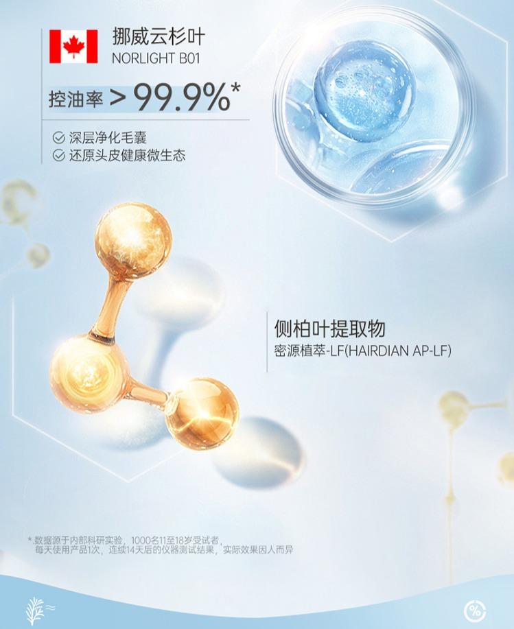 Yinqian Youth Shampoo with Oil Control and Fluffy Amino Acid Shampoo Gel