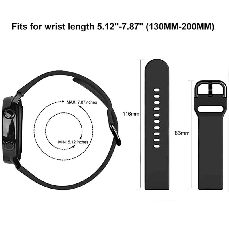 Silicone band For Amazfit GTS/2/2e/4/3/GTS2 Mini/GTR 4/47mm/GTR2/2e/stratos 2/3 20mm/22mm Watch Bracelet Amazfit bip 6 5 3 strap