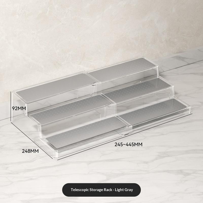 

1Pcs Collectibles Organizer 3-Tier Expandable Model & Figure Display Shelf 245-445Mm Length For Room Decoration And Showcase A2