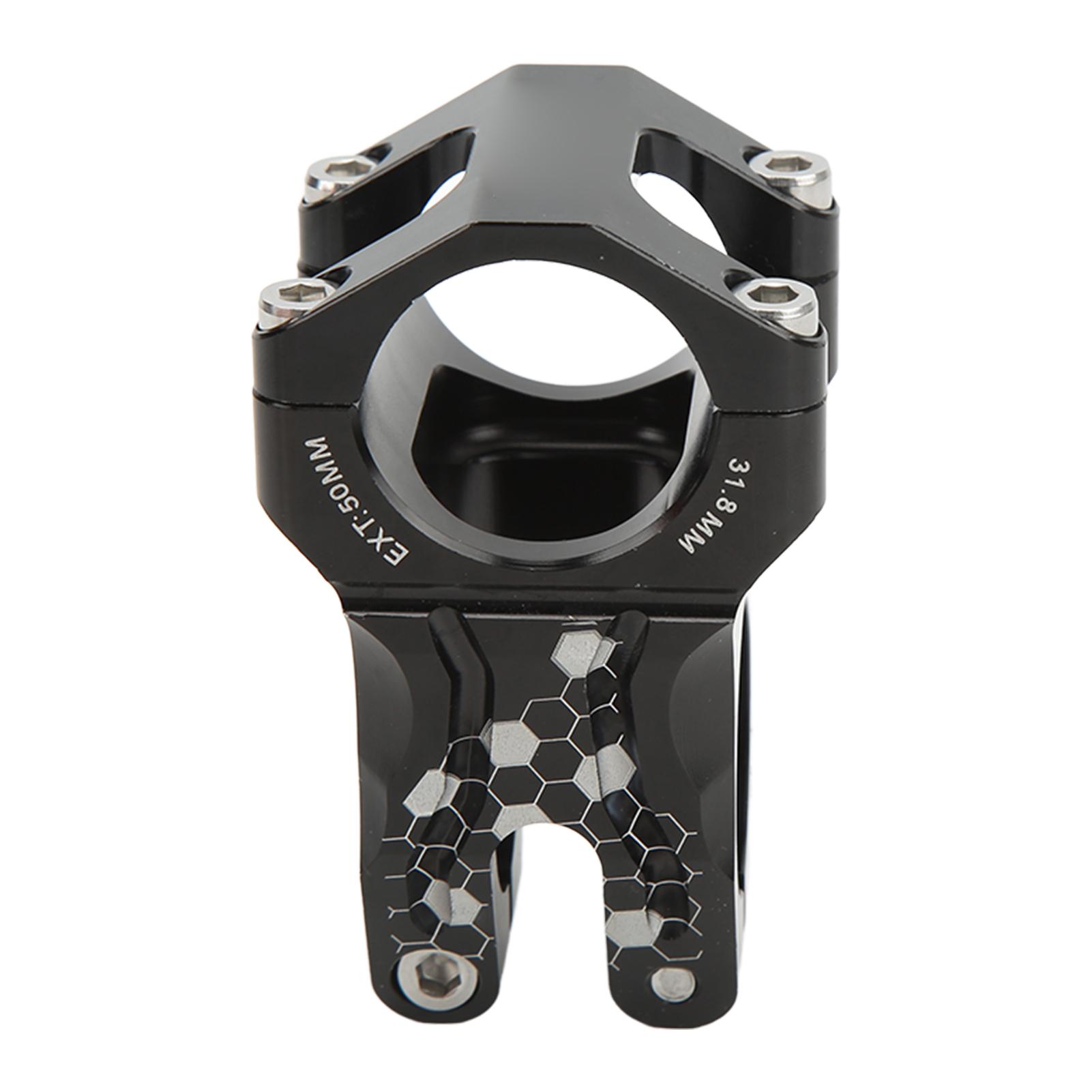 Bike Stem Aluminum Alloy Bike Black Hollow Short Stem Accessories for Mountain Bike Folding Bike Fixie Bike Road Bike