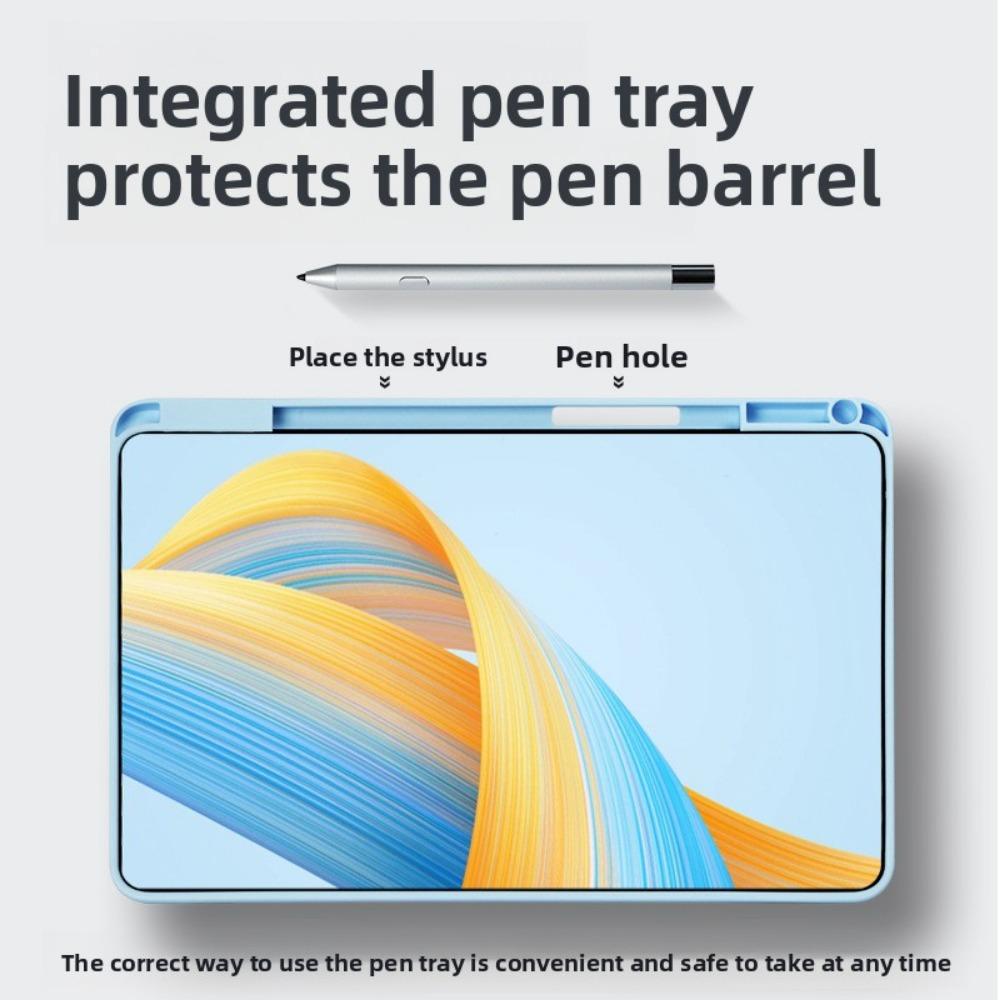 Kožený kryt proti ohnutí pro Honor Pad GT2 Pro MagicPad 3 V7 X9 X8A 10 Fit Průhledné akrylové ochranné pouzdro