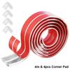 Self Adhesive Corner Guard Strip Soft Furniture Bumper Table Edge Protector  Kids Safety