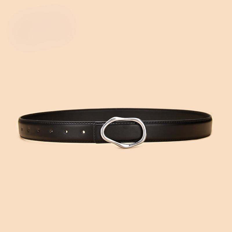 Women's Genuine Leather Belt Women's Belt Decoration Versatile Jeans Casual Pants Women's Business Belt