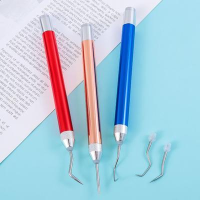 Mit Haken Vinyl-Unkrautentferner Stift Mit LED-Licht DIY Schnitzwerkzeug LED Unkrautentferner Stift Anti-Rutsch Aufbügeln Projekt Schneider Vinyl-Unkrautentferner Werkzeug