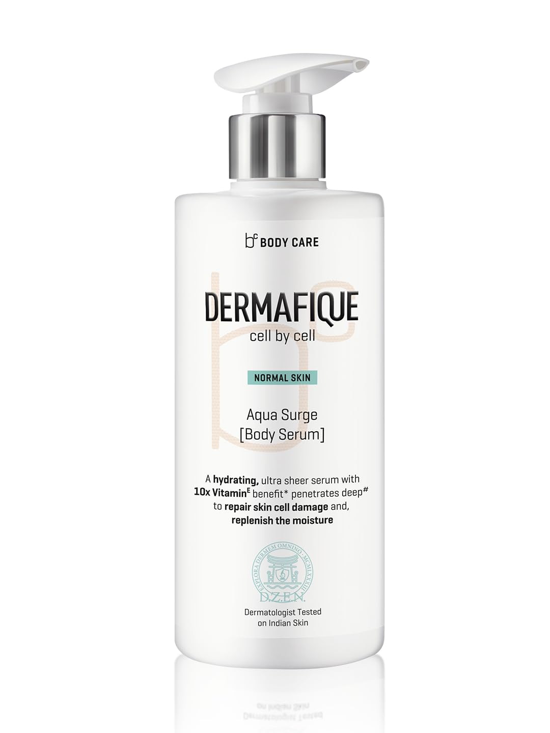 Dermafique Aqua Surge Лосьон для тела для зимы - 300 мл | Защищает от УФ-излучения | 10-кратное преимущество витамина E, глицерин, масло ши | Восстанавливает клетки кожи
