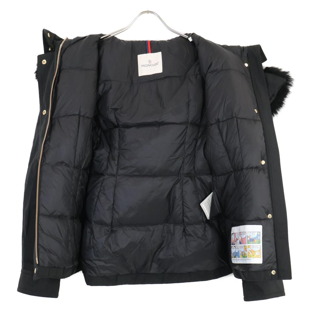 Moncler [Good Condition/24 Year Old] BRON Hoodie Short Down Jacket 1 blackUsed