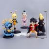 One Piece New Hot 5Pcs/set New Cute Cartoon Anime Anime Figure Luffy PVC Action Figure Model Dolls Holiday Gifts