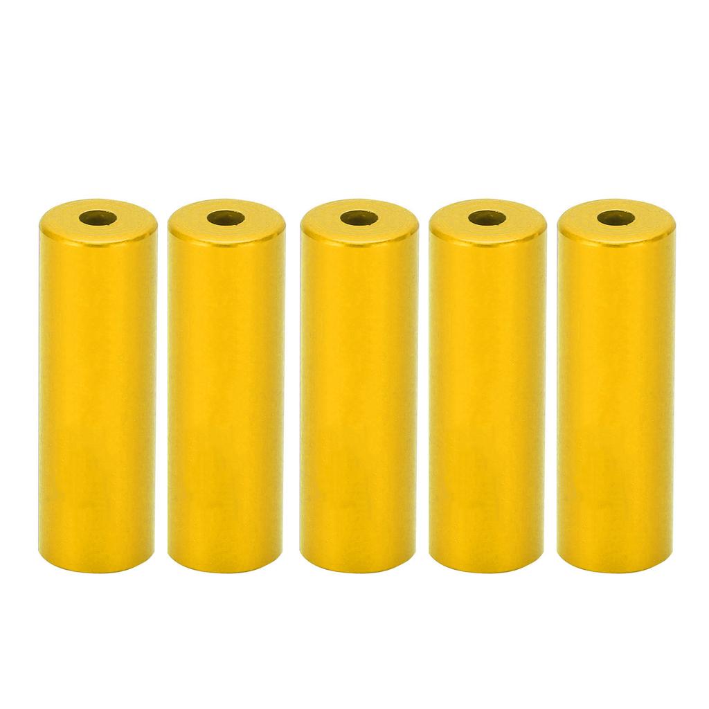 Fahrrad Schaltzughülle Endkappe aus Aluminiumlegierung für 4mm Kabel Schaltzughüllen Kappen ZubehörGold