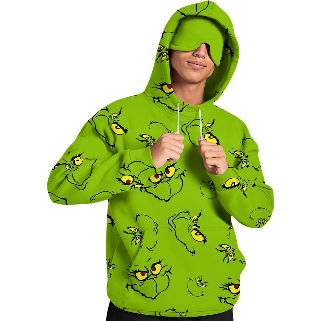 Men's Fleece Hoodie Casual Long Sleeve Sweatshirt