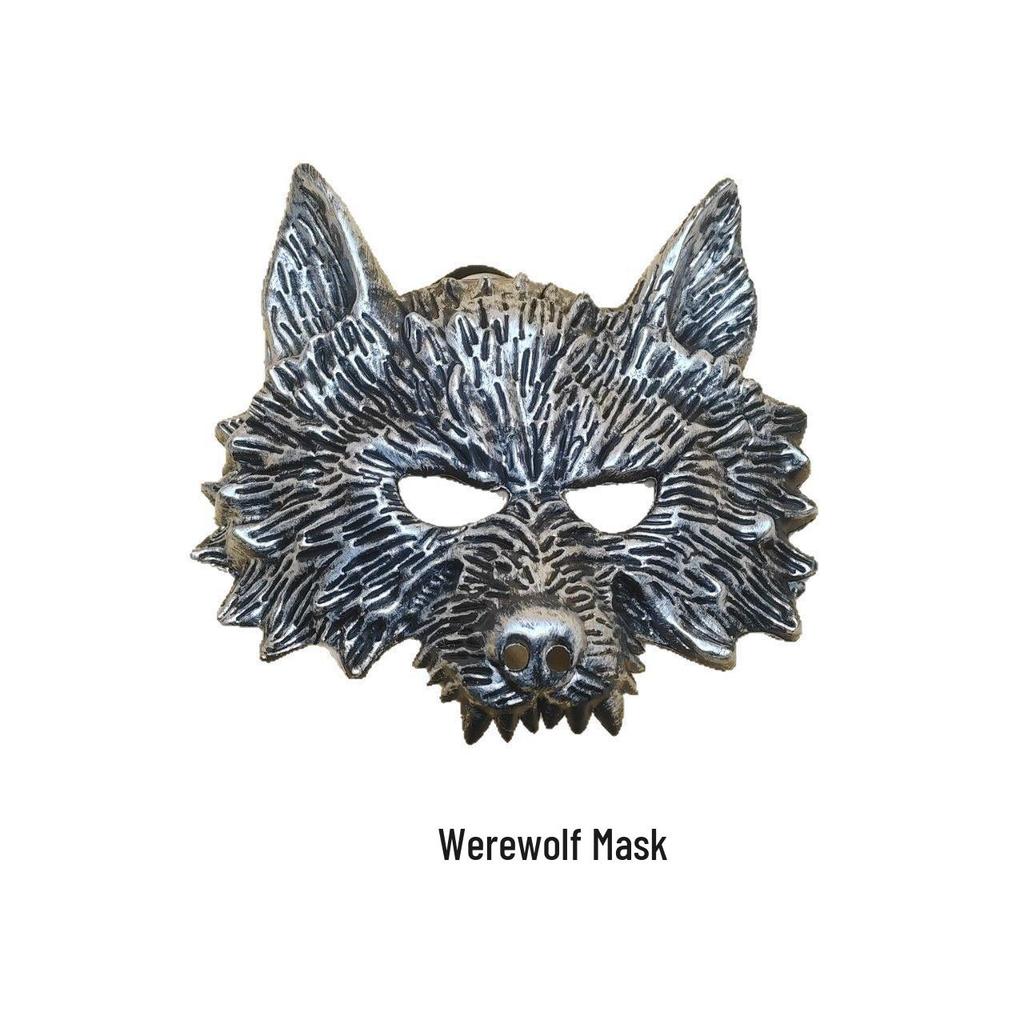 Children's Werewolf Muscle Costume: Top, Pants, and Mask for Boys and Girls Halloween Performance.