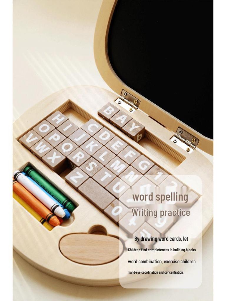 Children's Creative Laptop Design Drawing Board Pretend Play Toy