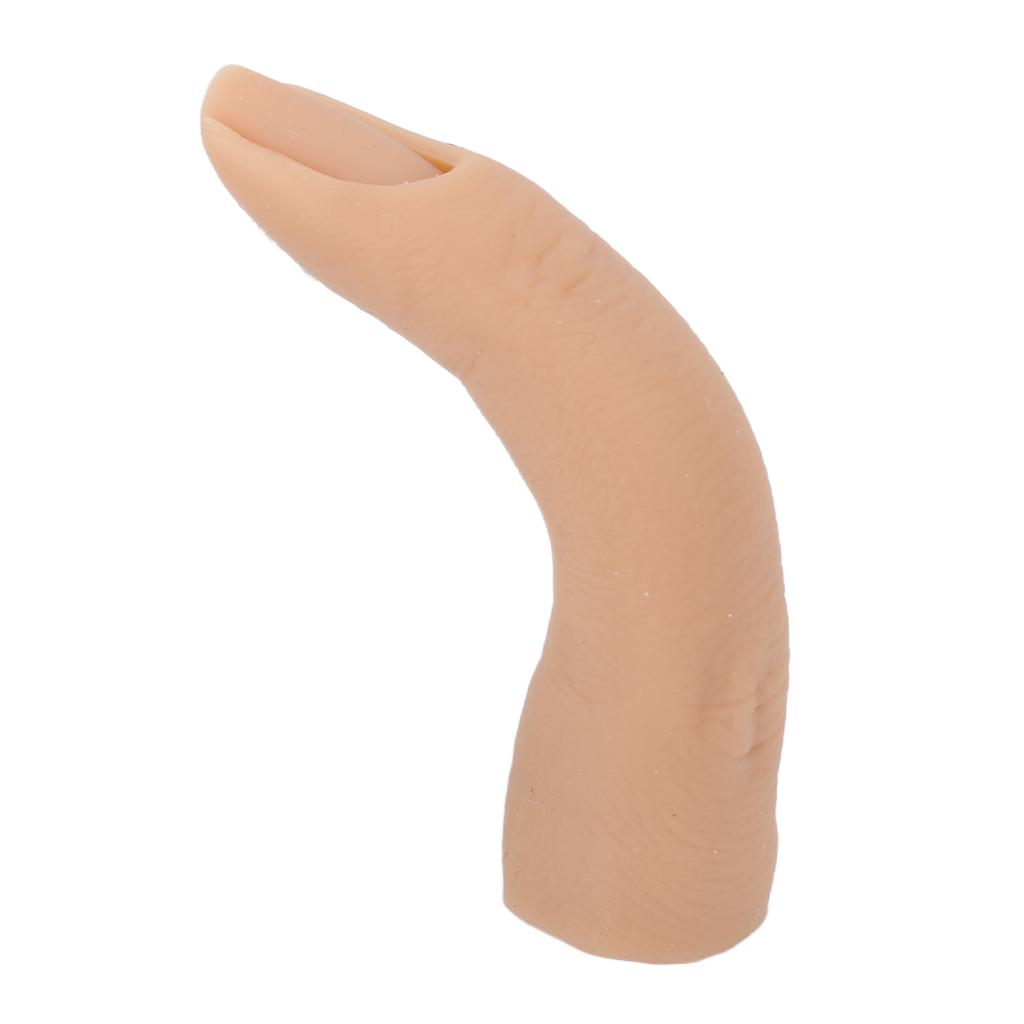Tattoo Practice Finger Model Professional Silicone Bendable Fake Nail Art Training Finger for Acupuncture