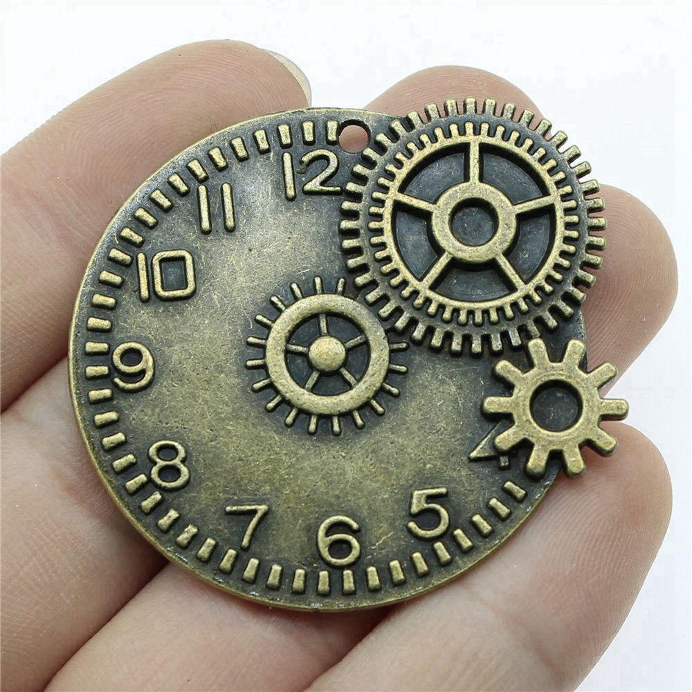 Charms Zahnrad Steampunk Cyberpunk Anhänger Vintage Schmuckzubehör QC060