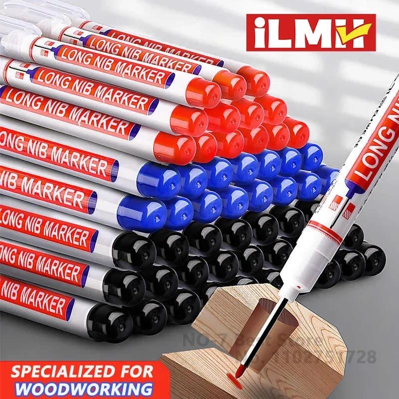 1-40 Stück 20mm Tiefloch Lange Spitze Kopf Marker Für Metall Perforierstift Wasserdicht Badezimmer Holzbearbeitung Dekoration Mehrzweck