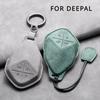 Leather Car Remote Key Case Cover for Changan Deepal S7 SL03 G318 2025 2025 Car Key Fob Shell 4 Buttons Holder Keychain
