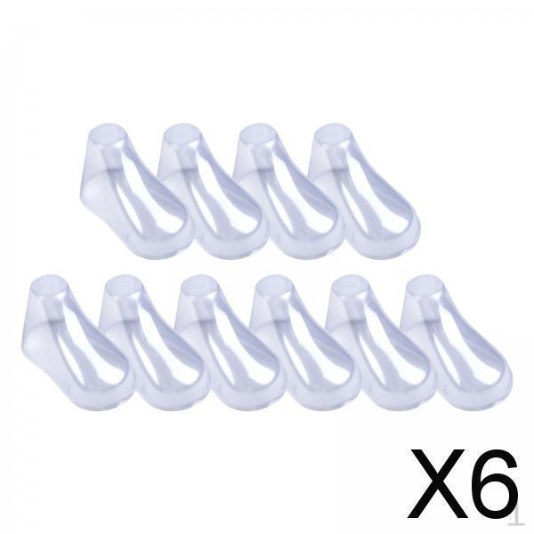 

6x10 шт. Прозрачные распорки для детской обуви Профессиональные для магазина носков 9 см