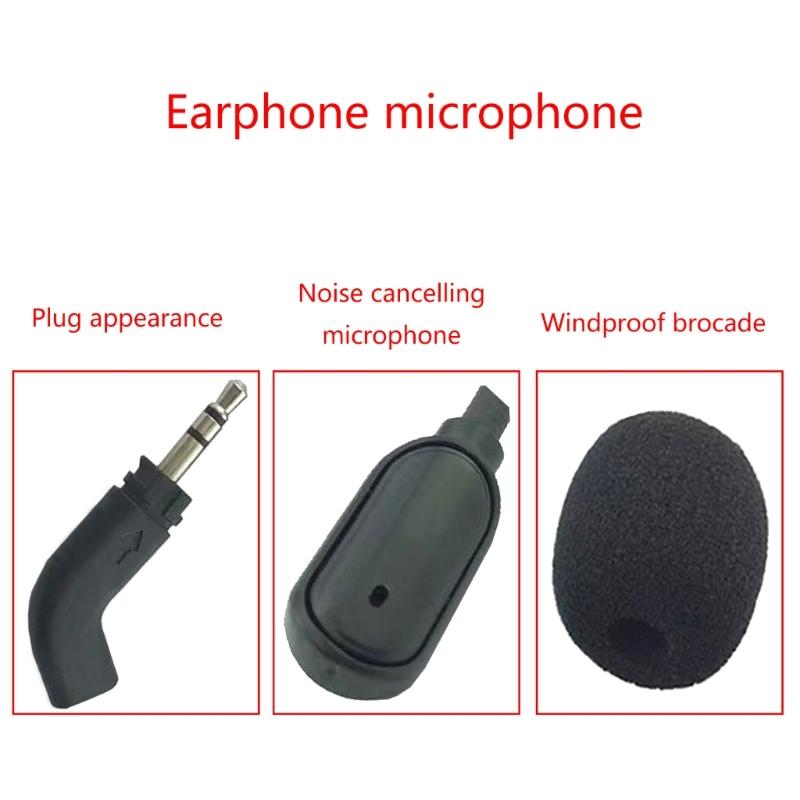 Microphones Replacement Mic for RECON 500 Gamings Headsets, Detachable Headphones Mic Boom