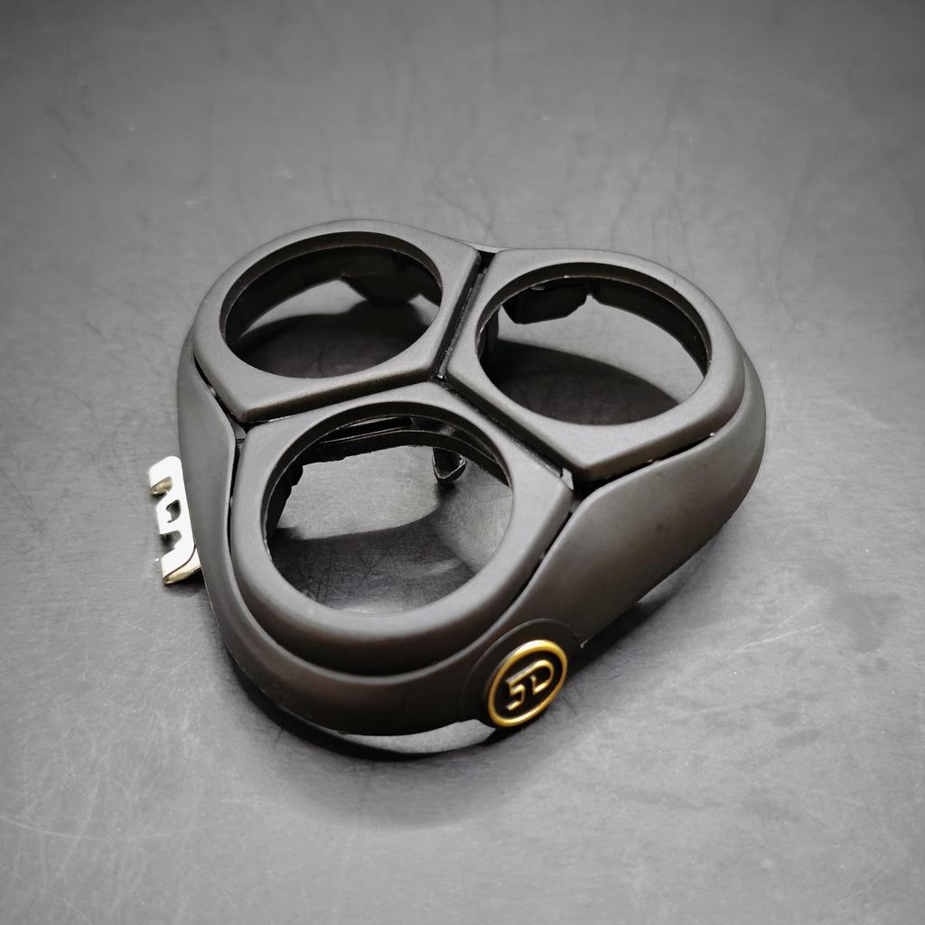 Black Shaver Head Holder Prewave Replacement For Philips S3233 S3112 S3115 S3122 S3132 S3210 S3211 S3212 S3222 S3311 S3243 Side gold