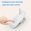 LED Double-headed Reading Table Lamp with Clip Touch Control Dimmable Light Eye Protection Mobile Phone Holder   Led Desk  Lamps
