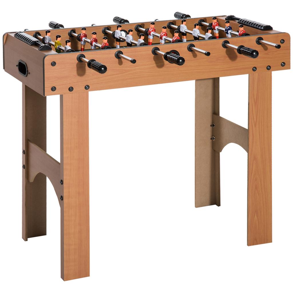 Professional Foosball Table for Children and Adults with Rods in MDF Wood 92x46x78cm