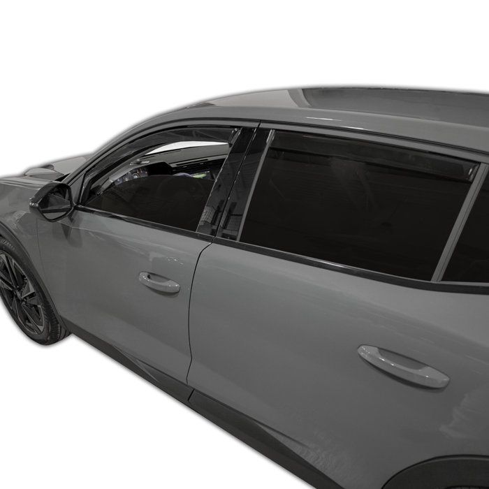 Deflettori d'aria - Peugeot 408 (dal 2022) - 4 pezzi - Acrilico tinto nero - Montaggio facile