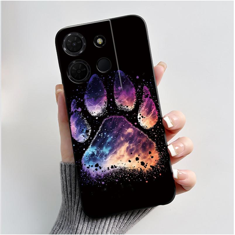 Bright New Pattern Anti-scratch Black Casing For TCL 503 Pattern Cover For TCL K32 5G (T513W)/TCL K33 5G (T513Z) Soft Case