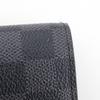Louis Vuitton Brazza Portefeuille Purse N62665 Black Damier Grafitto Canvas Mens Used