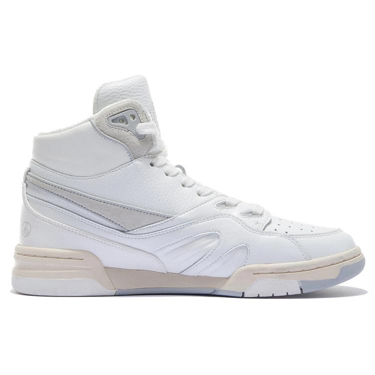 New LiNing 937 Deluxe Hi Durable Lightweight And Breathable High Top Skateboard Shoes Women's Ecru AZGS044-1