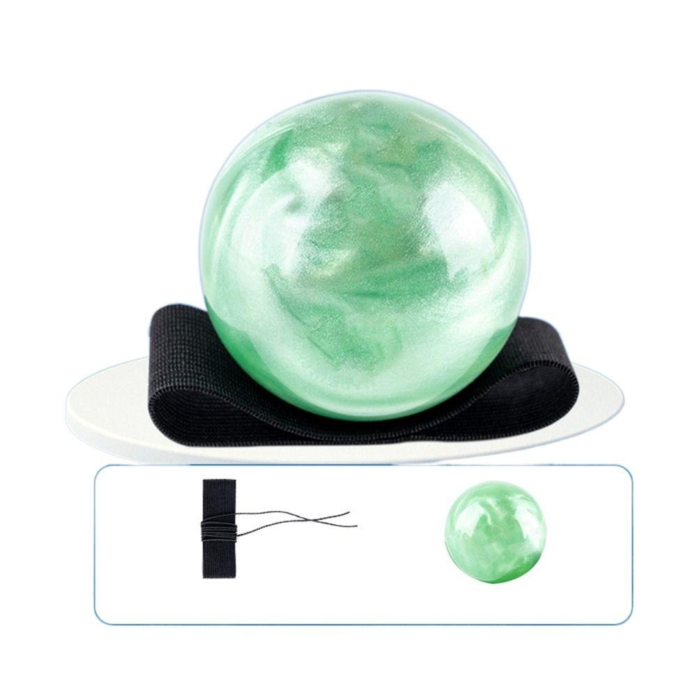 

Резиновая веревочка на запястье, игра с мячом-попрыгунчиком, упражнения, эластичный резиновый мяч для рук для игр на открытом воздухе L зелёный