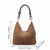 Beach Handbag Straw Woven Bag Tote Bag Hollow Shoulder Bag Fashion Bohemian Beach Bag  Holiday