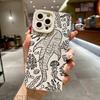 Whale Pattern Phone Case For iPhone 16 Pro Max Cases For iPhone 11 12 13 14 15 8 7 Plus 16e XR X XS Shockproof Silicone Cover