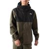 The North Face Giacca a Vento Impermeabile e Antivento per Esplorazione Urbana da Uomo Nero Verde Multicolore NF0A8AUN-BQW