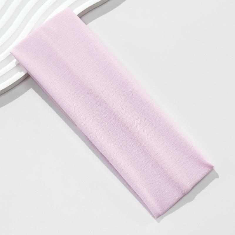 Pure Color Widened 7CM Hairband with High Elasticity, Suitable for Sports, Headscarf, Yoga, Hair Accessory