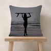 Surf Swimming Pillow Cover For Bedroom Room And Living Room Sofa Decorative Cushion Cover