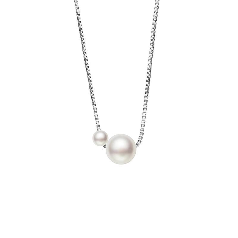 

Exquisite Freshwater Pearl Necklace for Women, Minimalist Round Bead Choker, Fashionable Luxury Elegant Jewelry