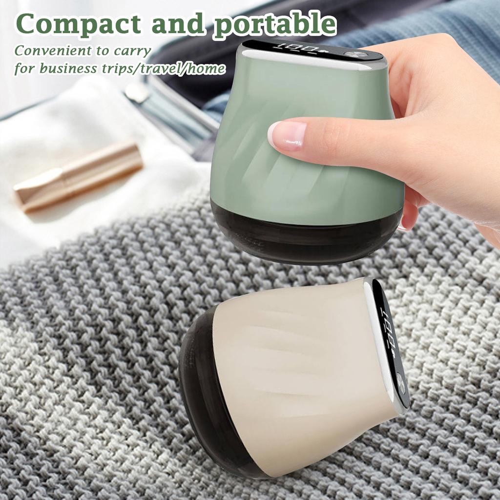 Hairball Trimmer-Digital Display Screen Convenient Home Shaver 2-in-1 Rechargeable Hair Remover